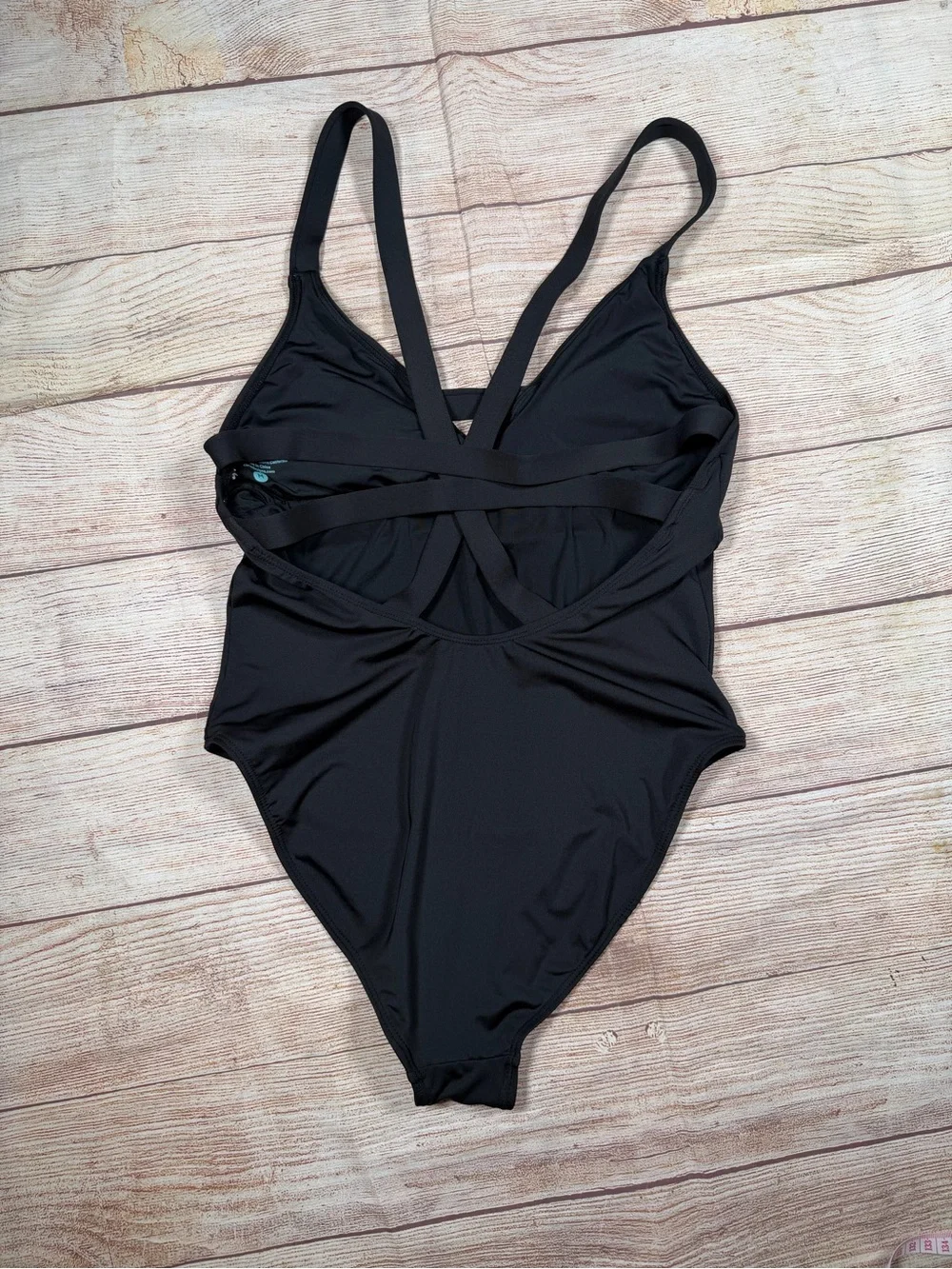 Carve Designs Black Strappy One-Piece Swimsuit with V-Front